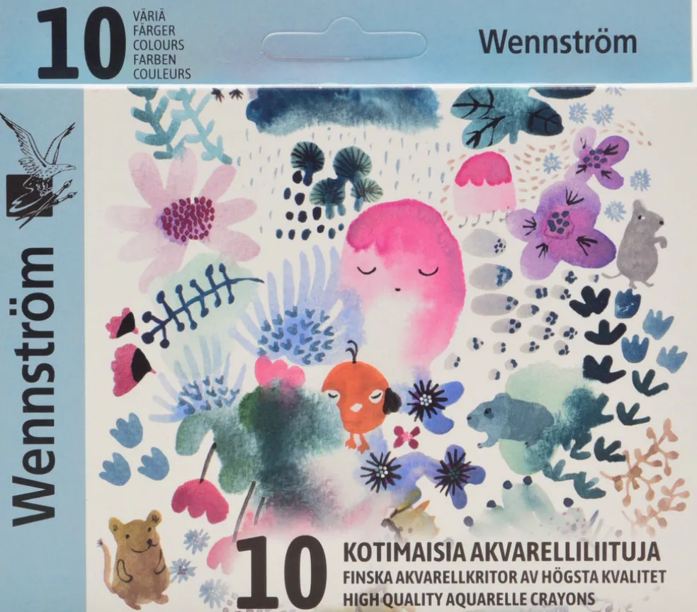 Akvarelliliitu 10 väriä Wennström