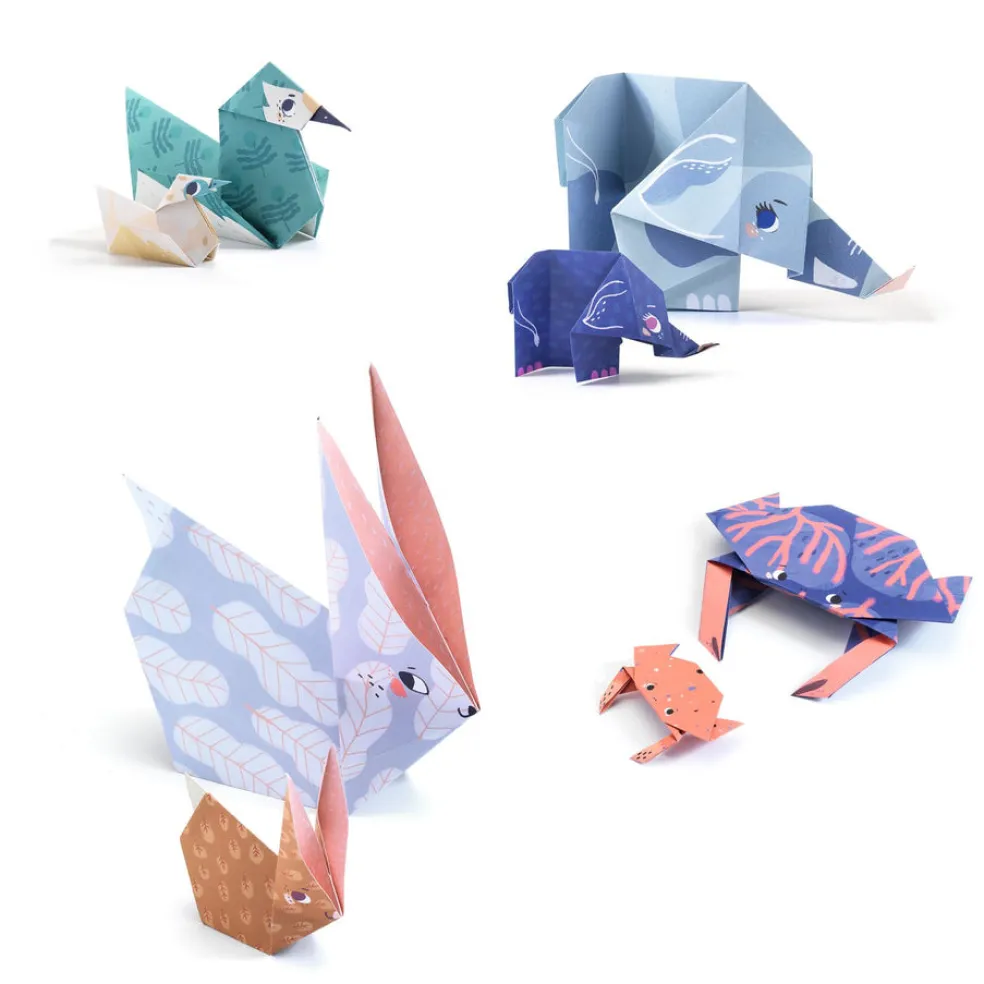 Askartelusetti Origami eläimet Djeco