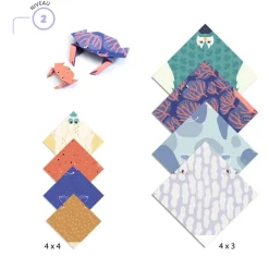 Askartelusetti Origami eläimet Djeco