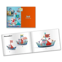 Askartelusetti origami kelluvat veneet Djeco