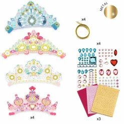 Askartelusetti prinsessakruunut Djeco