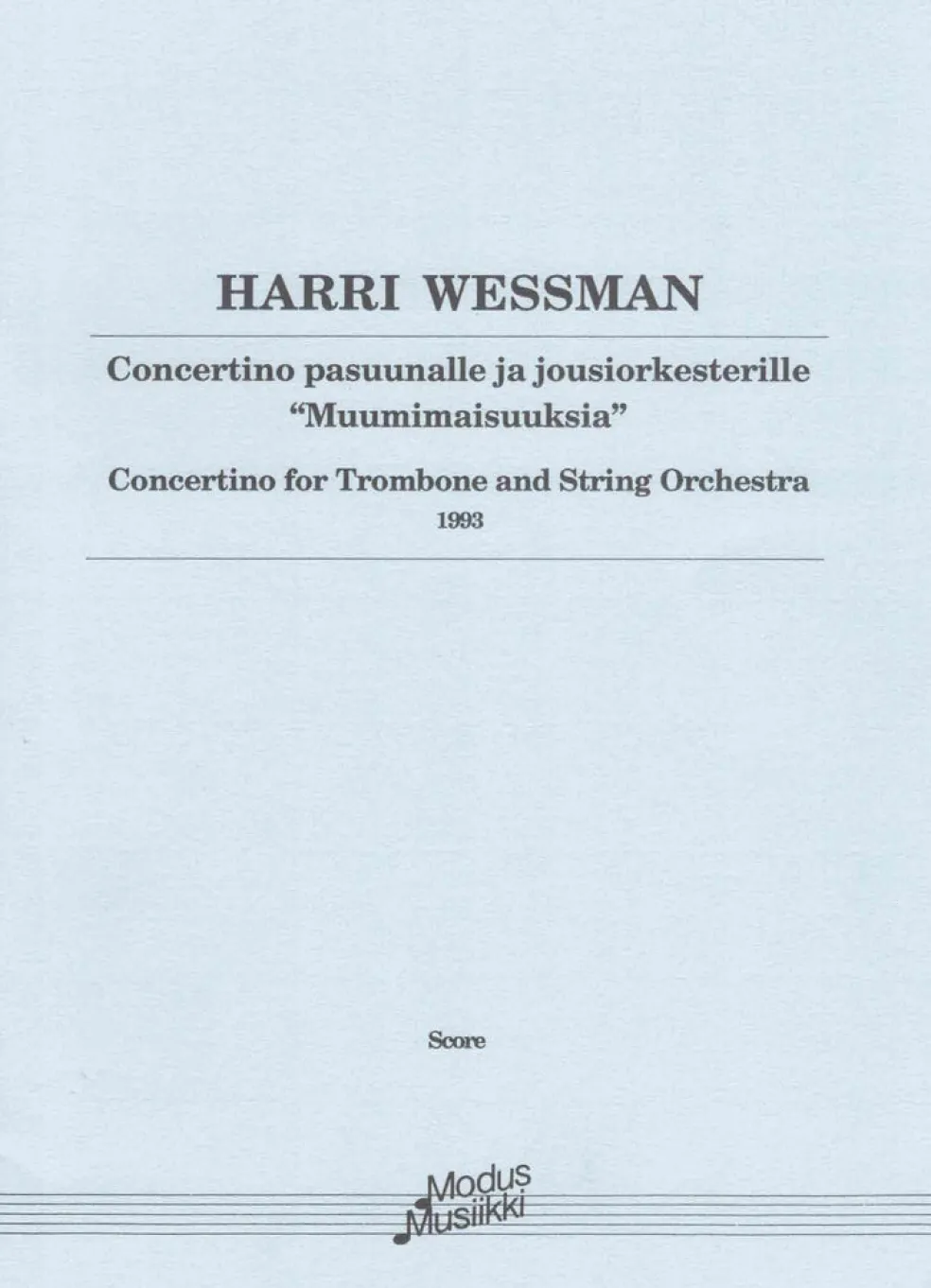 Concertino pasuunalle ja jousiorkesterille
