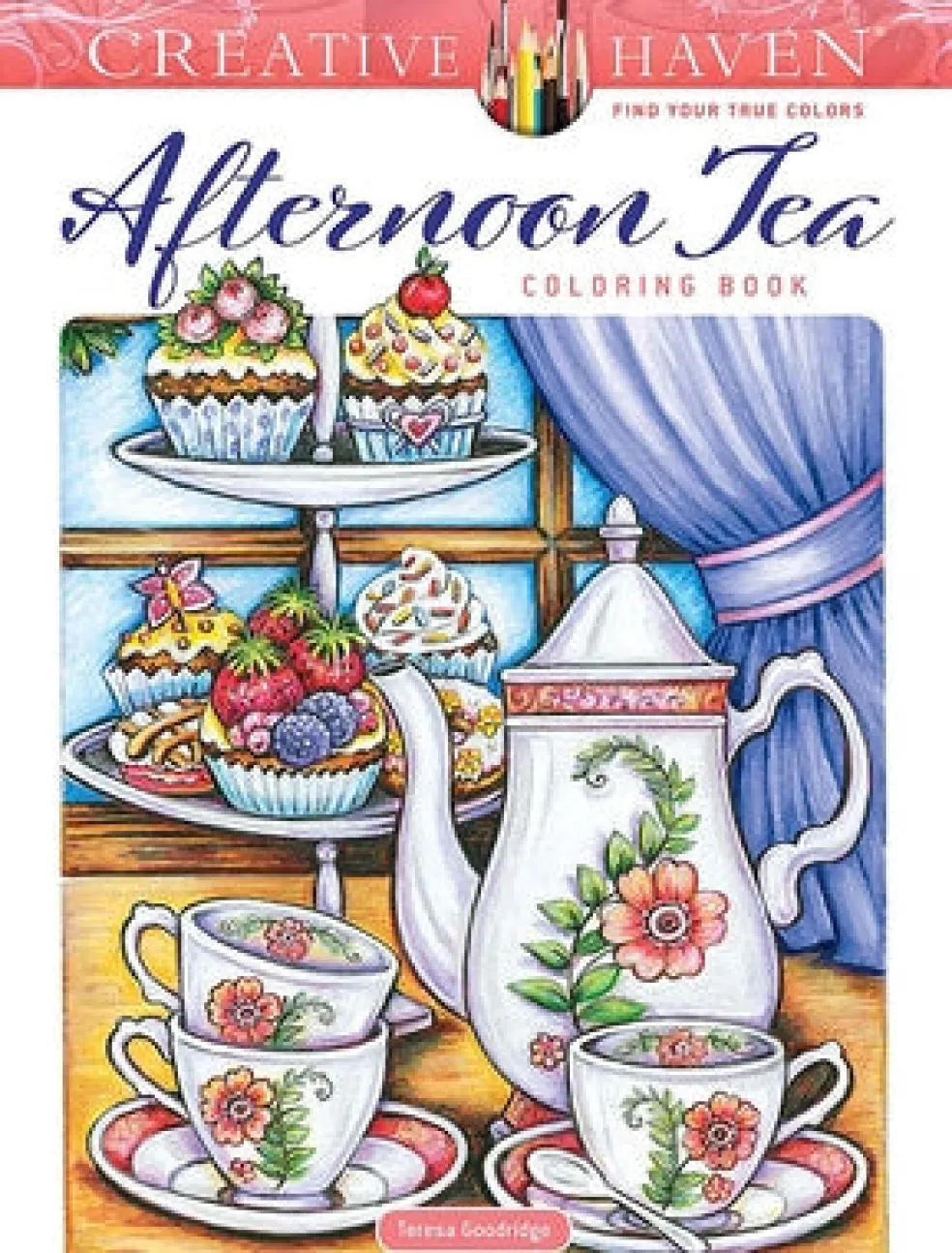 Creative Haven Afternoon Tea Coloring Book