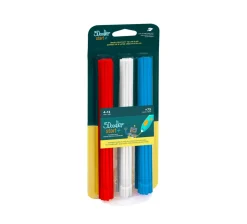 3D filamentti 75kpl 3Doodler Start+ Punainen/Valkoinen/Sininen