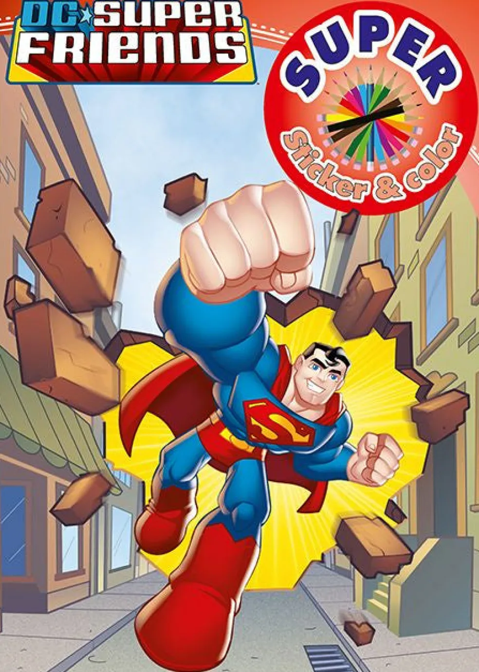 DC Superfriends tarra- ja värityskirja