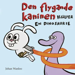 Den flygande kaninen hjälper en dinosaurie