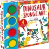 Dinosaur Sponge Art