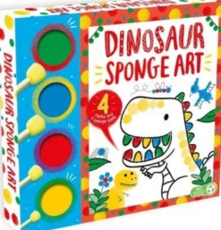 Dinosaur Sponge Art