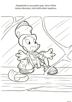 Disney Klassikot Pinokkio värityskirja