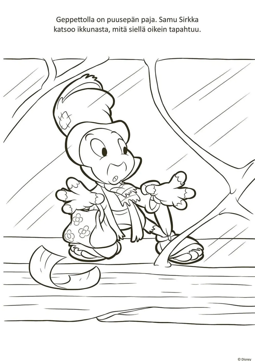 Disney Klassikot Pinokkio värityskirja