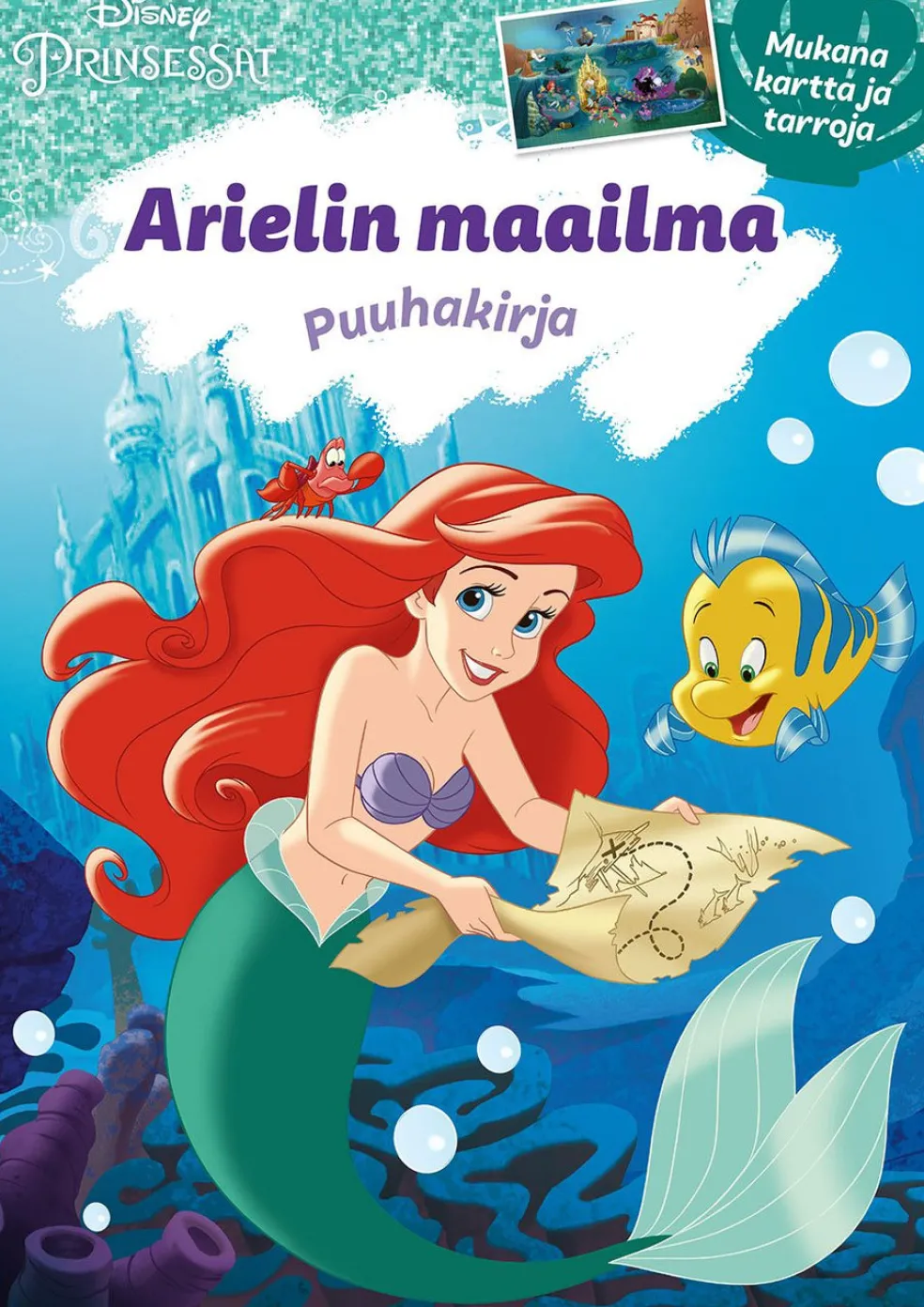 Disney Prinsessat Arielin maailma puuhakirja