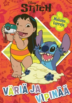 Disney Stitch Väriä ja vipinää värityskirja