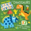 First Fun Sticker Painting: Dinosaurs