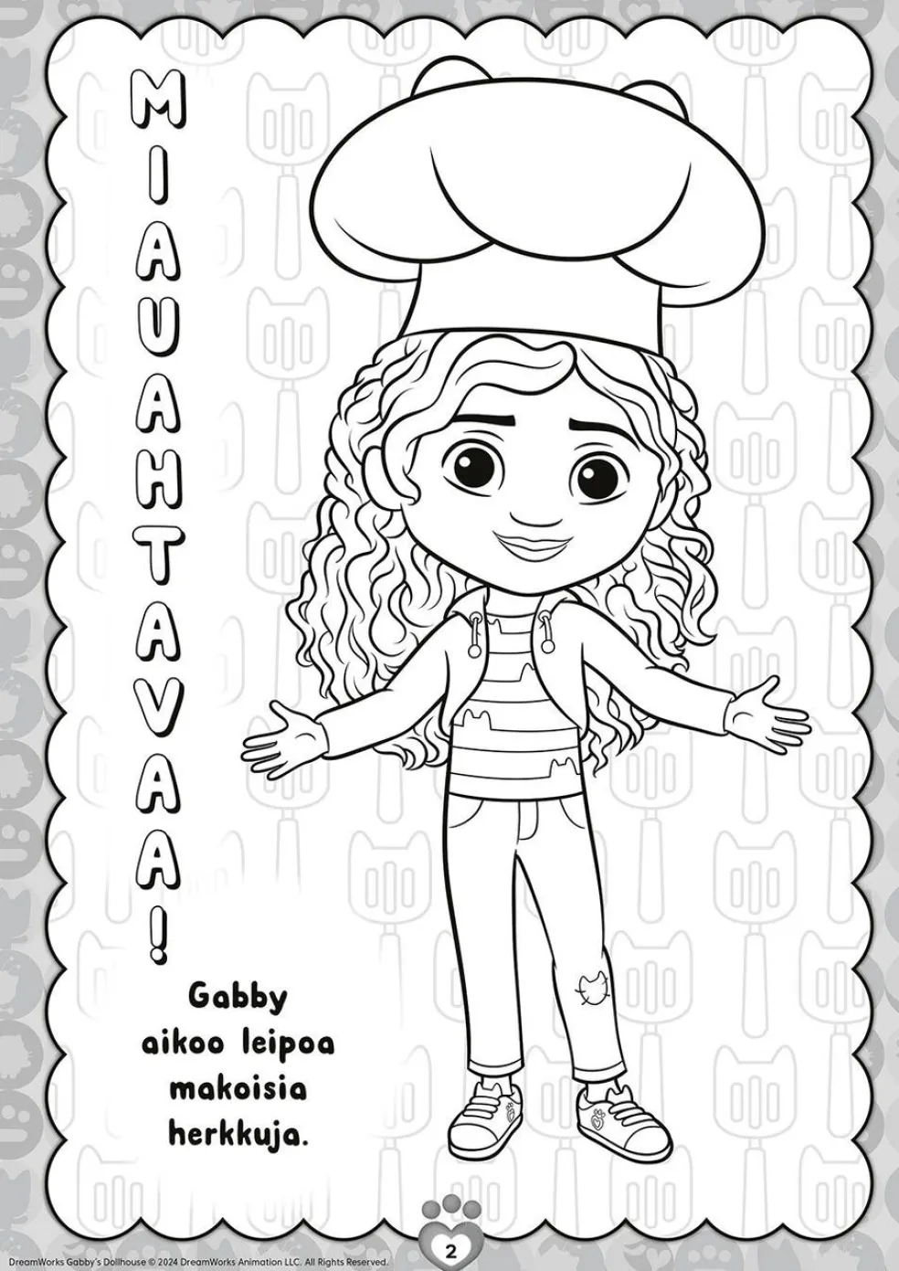 Gabby´s Dollhouse Juhlatunnelmissa värityskirja