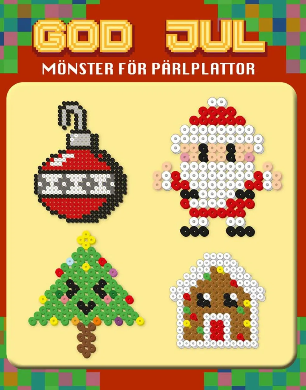 God jul : mönster för pärlplattor