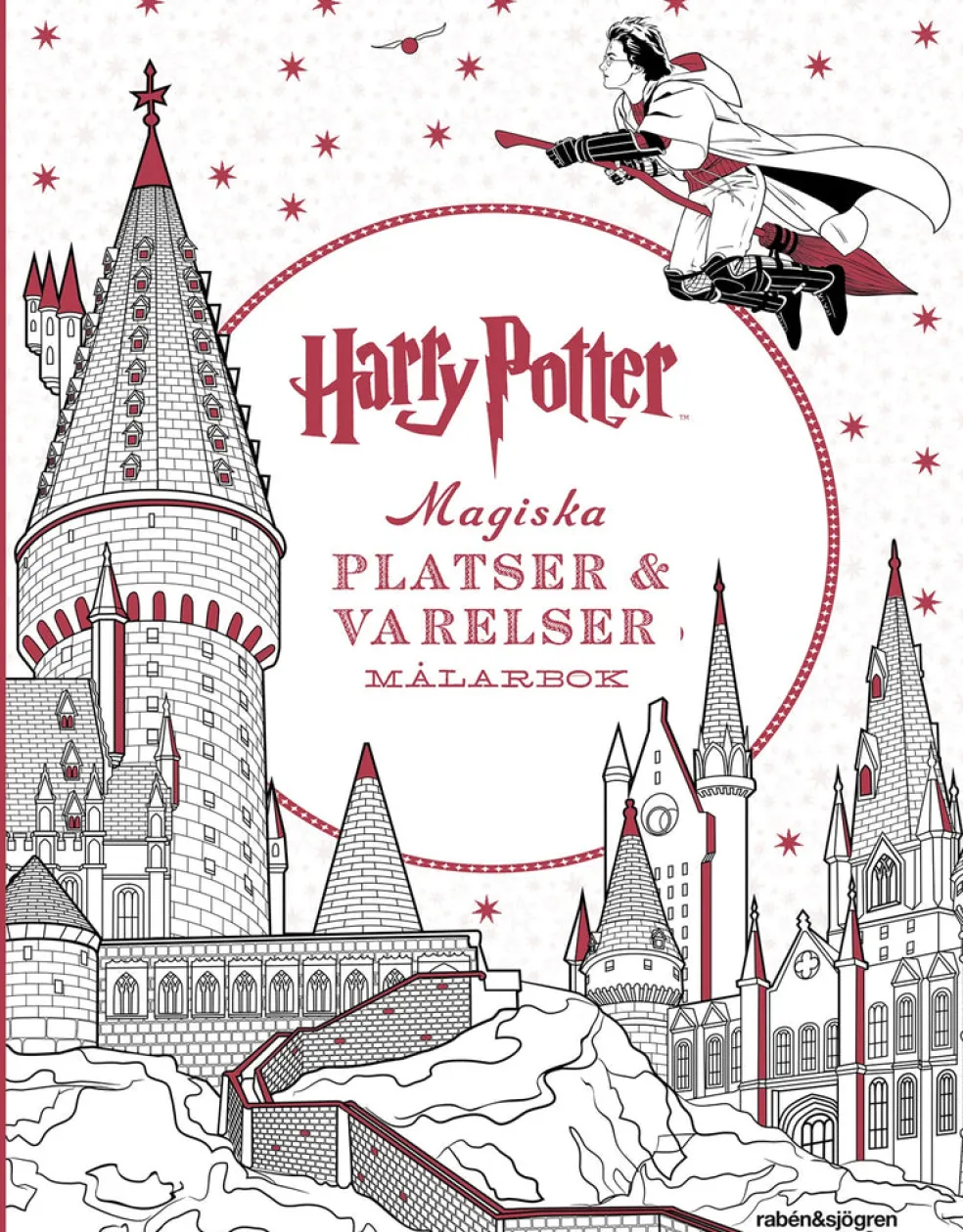 Harry Potter Magiska platser och varelser Målarbok