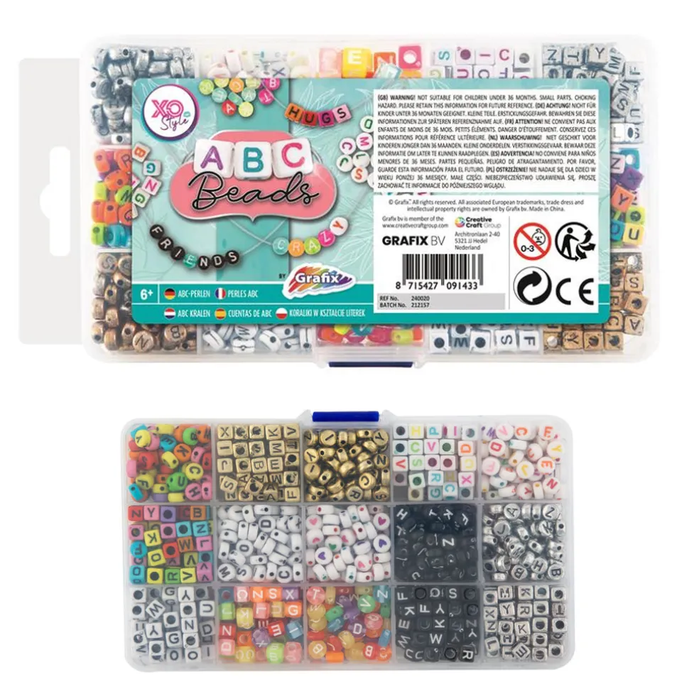 Helmilajitelma ABC-beads