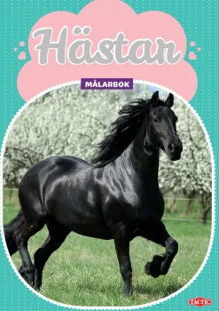 Hästar målarbok