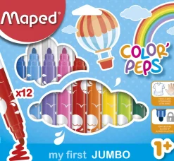 Huopakynä 12 väriä Maped ColorPeps My First Jumbo