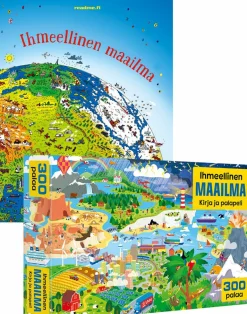 Ihmeellinen maailma - Kirja ja palapeli