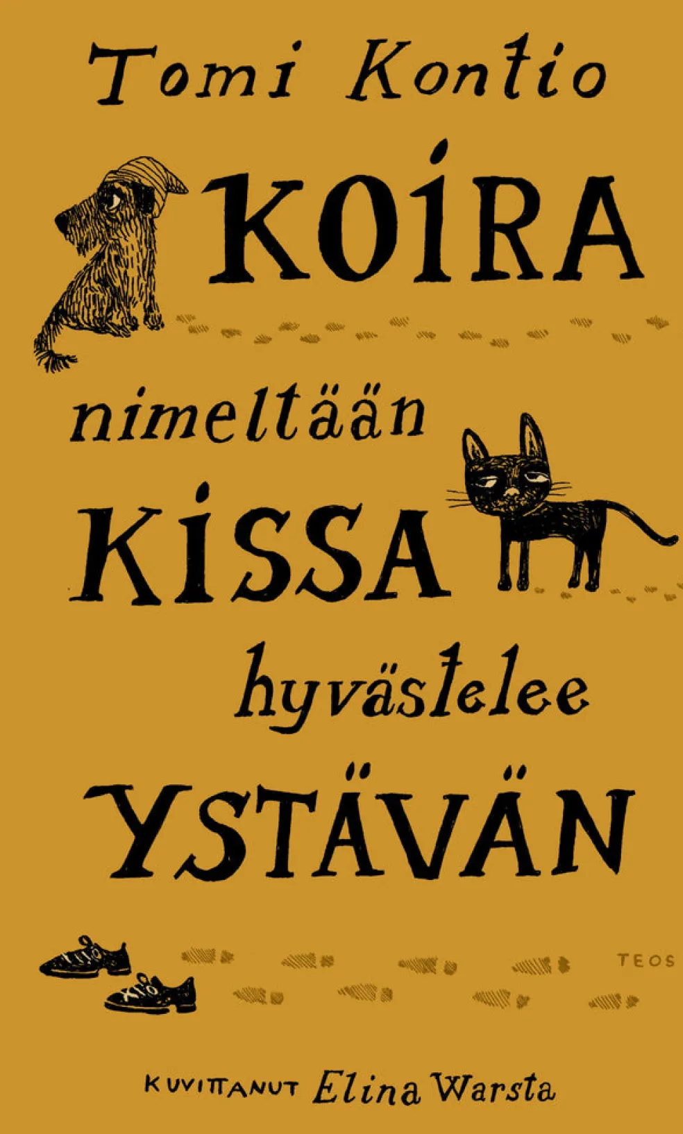 Koira nimeltään Kissa hyvästelee ystävän