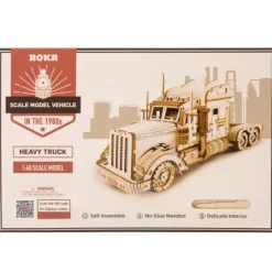 Koottava puinen pienoismalli Heavy Truck