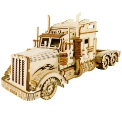 Koottava puinen pienoismalli Heavy Truck