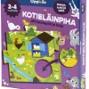 Kotieläinpiha-jättipalapeli ja kirja 2-4 v.
