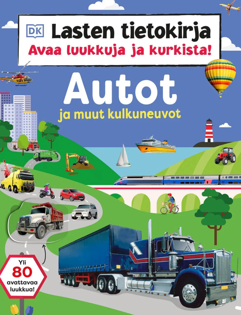 Lasten tietokirja - Autot ja muut kulkuneuvot
