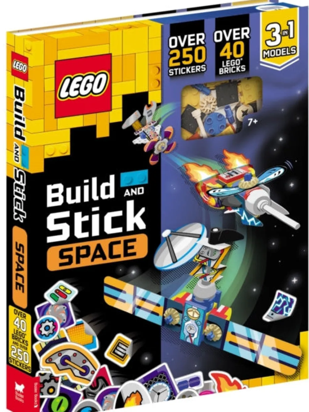 LEGO® Books: Build and Stick: Space (includes LEGO® bricks, book and over 250 stickers)