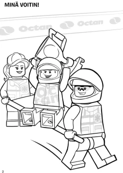 LEGO City Värityshälytys! Paksu värityskirja