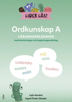 Liber Läs Ordkunskap A Lärarhandledning med elevmaterial