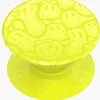 Älypuhelimen pidike Neon Smiley Melt PopSocket