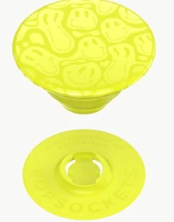 Älypuhelimen pidike Neon Smiley Melt PopSocket