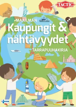Maailman kaupungit ja nähtävyydet tarrapuuhakirja