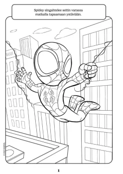 Marvel Spidey ja hänen mahtavat ystävänsä Värityskirja