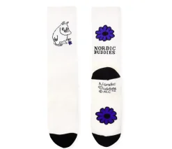 Miesten Sukat Retro Muumipeikon kukka NordicBuddies