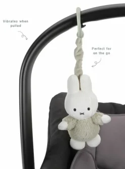 Miffy Fluffy Tärinälelu, vihreä