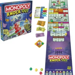 Monopoly Knockout lautapeli FI