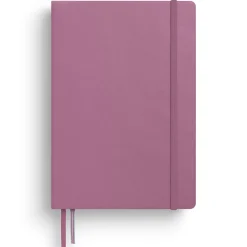 Muistikirja A5 Leuchtturm1917 Hard Dusty Rose ruled, kovakantinen viivallinen