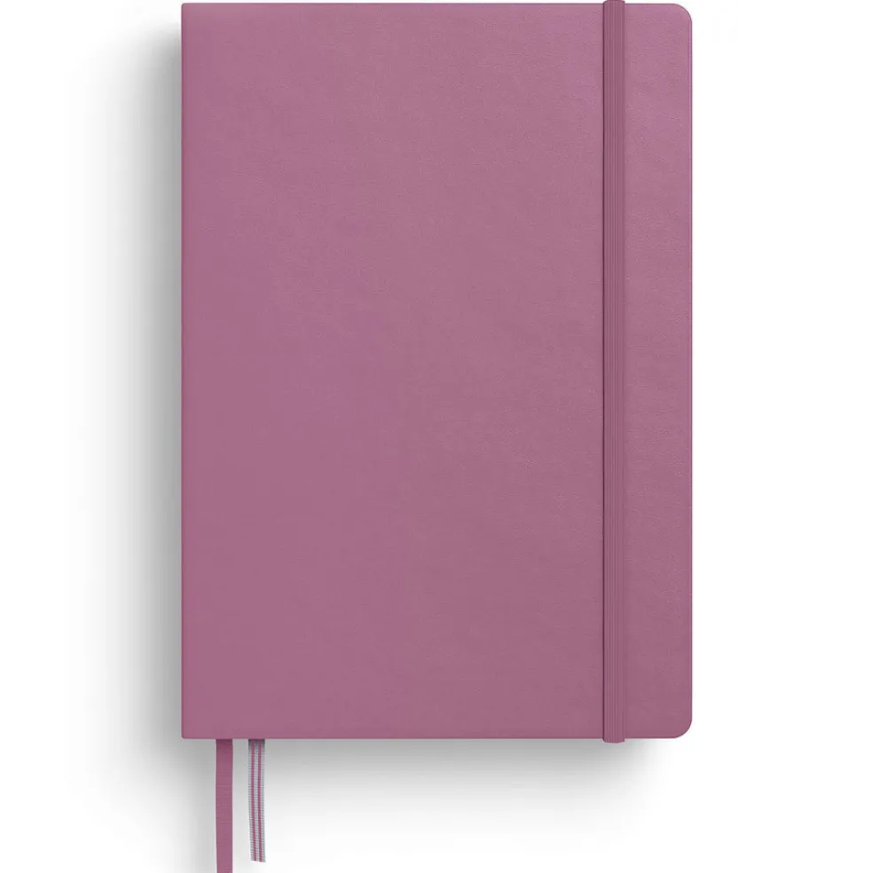 Muistikirja A5 Leuchtturm1917 Hard Dusty Rose ruled, kovakantinen viivallinen