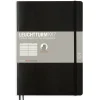 Muistikirja B5 Leuchtturm1917 Soft Black ruled, pehmäkantinen viivallinen
