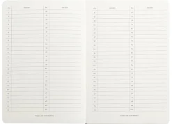 Muistikirja 14x21 cm musta Victorias Journals Copelle pistesivut