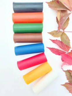 Muovailuvaha 8 väriä perusvärit Mahti 500g Wennström