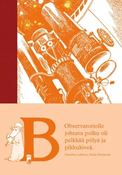 Muumit A5 muistikirja Observatoriossa