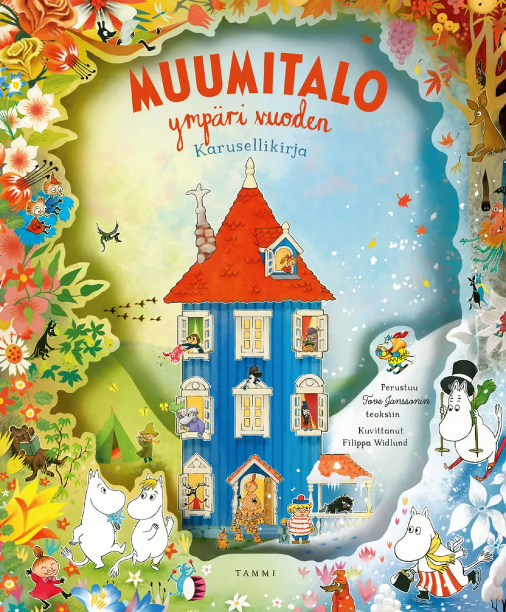Muumitalo ympäri vuoden. Karusellikirja
