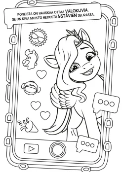 My Little Pony Yhdessä onnistumme värityskirja