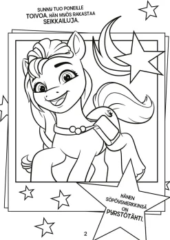 My Little Pony Yhdessä onnistumme värityskirja