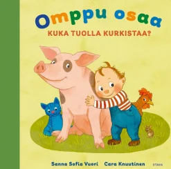 Omppu osaa. Kuka tuolla kurkistaa?