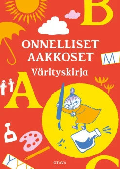 Onnelliset aakkoset - värityskirja